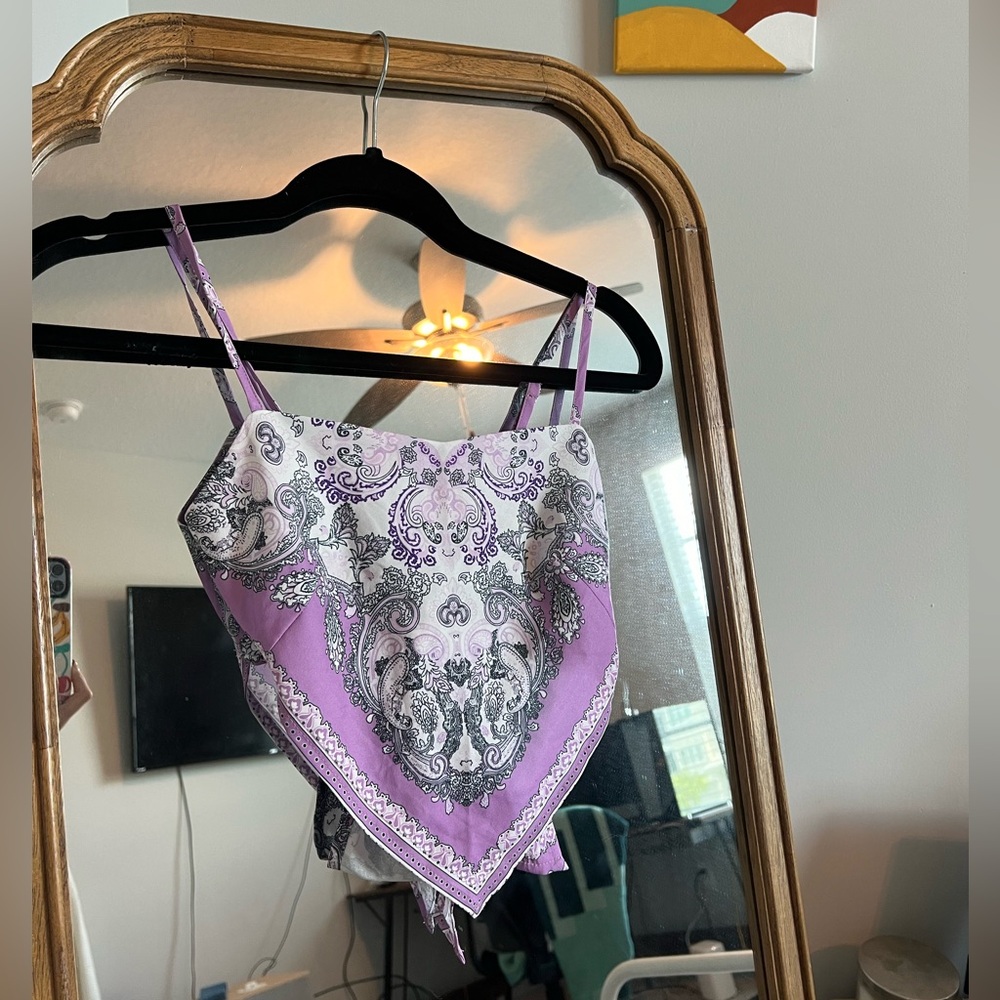 SHEIN bandanna top
